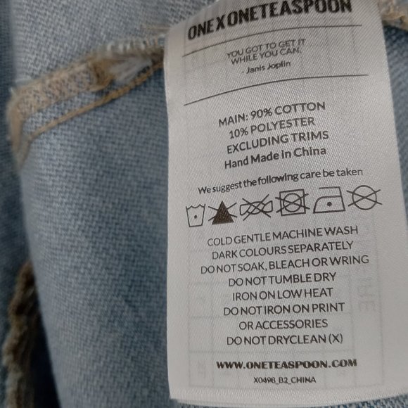 SOLD One Teaspoon Jean Jacket SOLD - Picture 3 of 5